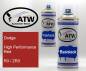 Preview: Dodge, High Performance Red, R3 / ZR3: 400ml Sprühdose + 400ml Klarlack - Set, von ATW Autoteile West.